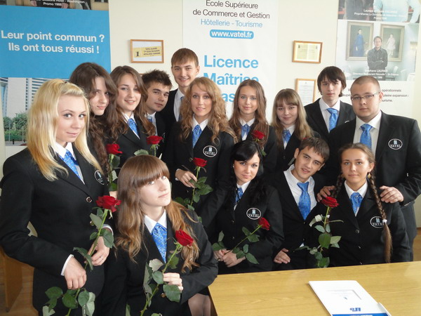 Посвящение в студенты в институте РМАТ-VATEL, 2010