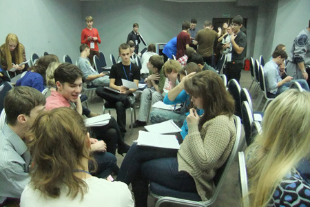 Преподаватель РМАТ Смирнова Е.В. провела мастер-класс по экскурсоведению в Московском студенческом центре, 2012