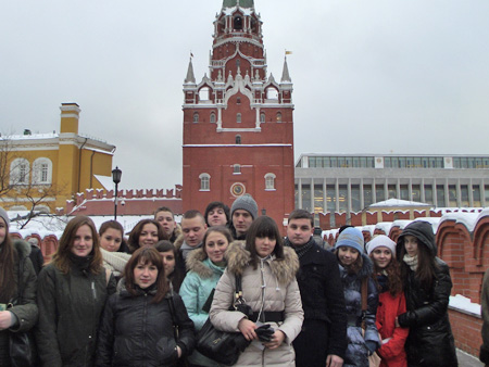 Студенты Московского филиала РМАТ – участники торжественного открытия XXI Международных Рождественских образовательных чтений, 2013