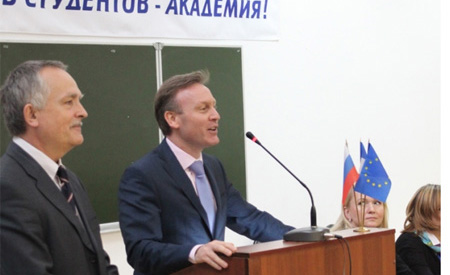 Заместитель генерального директора гостиницы «NOVOTEL Moscow City» Ален Д’Аддио в РМАТ