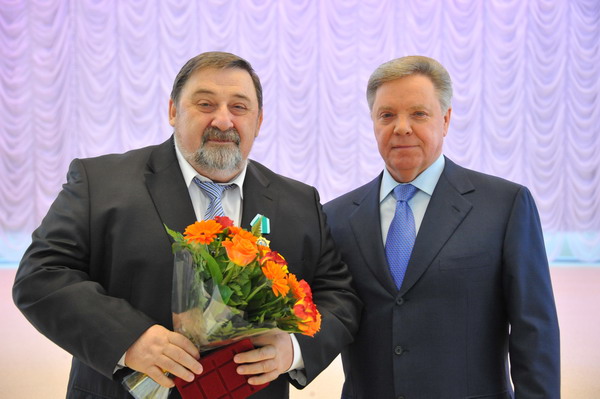 Ректор РМАТ И.В. Зорин и губернатор Московской области Б.В. Громов